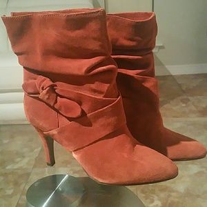 Enzo Angiolini Burnt Orange Booties